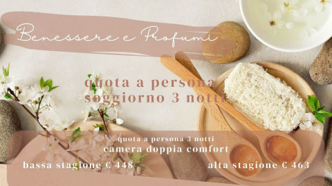 2026 hotel 2 mari benessere e profumi 3 notti IN9