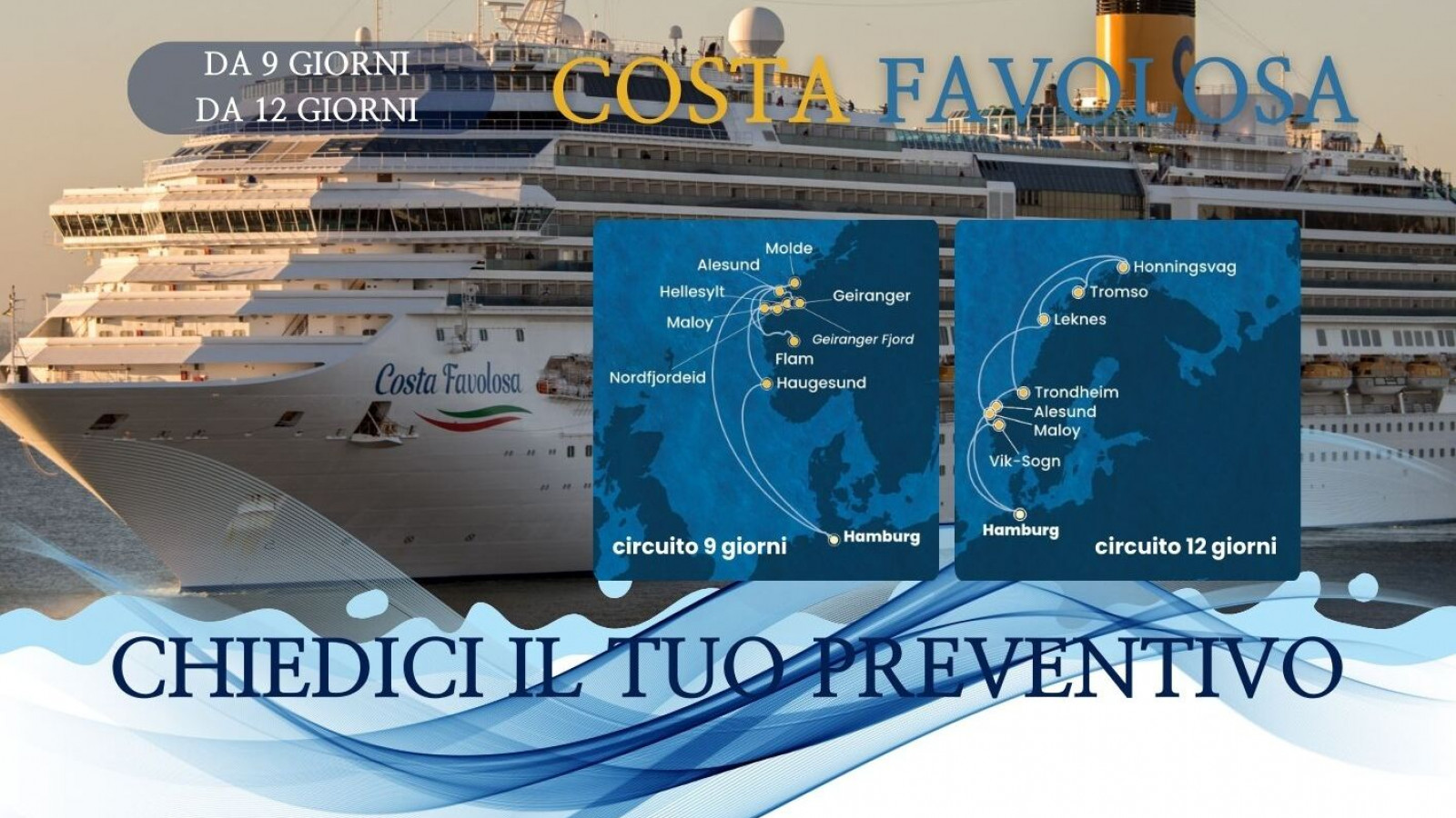 2026 costa favolosa mare del nord IN9